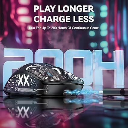 VGN GAMEPOWER X3MAX Mysz bezprzewodowa 42000 DPI ultralekka