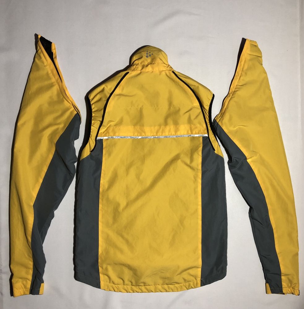 Беговая Вело Куртка-Безрукавка Craft HyperVent Yellow Jacket Gore