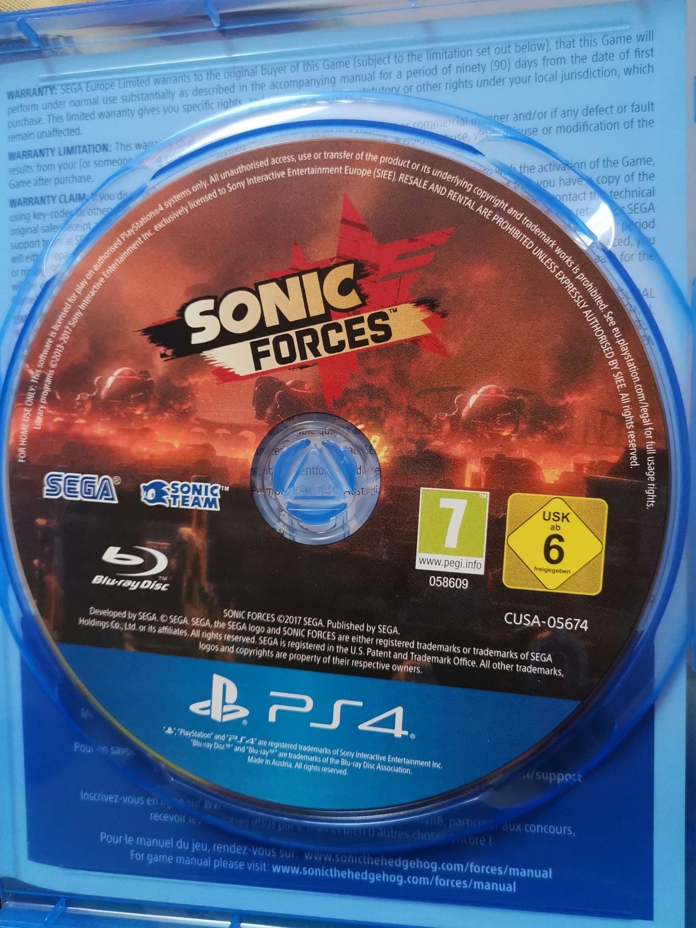 Sonic Forces PS4