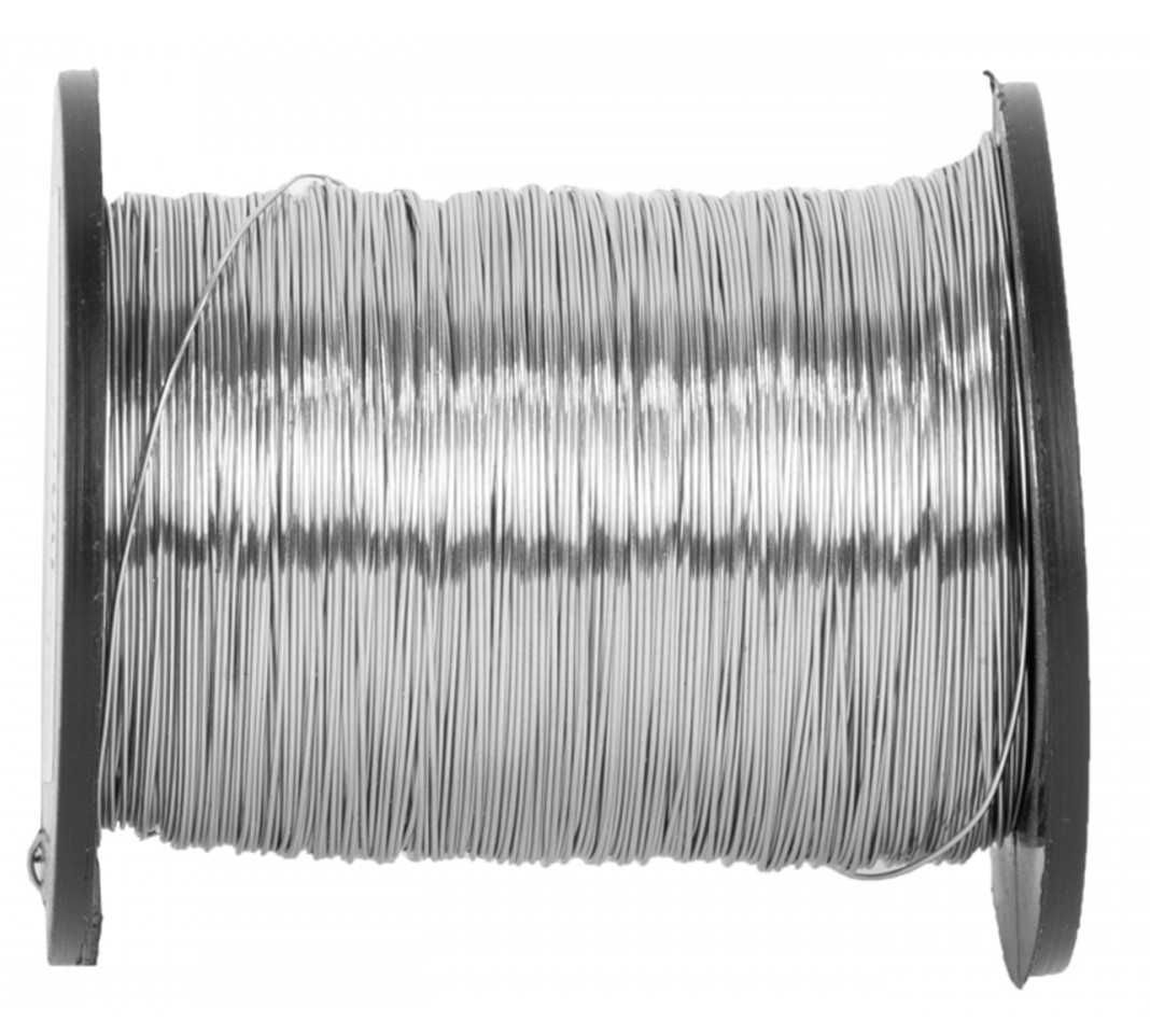 Drut do ramek 0,4 mm 500 gram NIERDZEWNY drutowanie ramek pszczelich