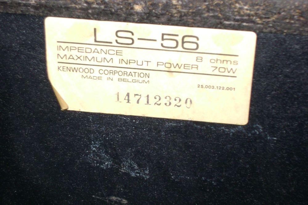 KENWOOD LS-56 Kolumny głośnikowe Made in Belgium Wysyłka