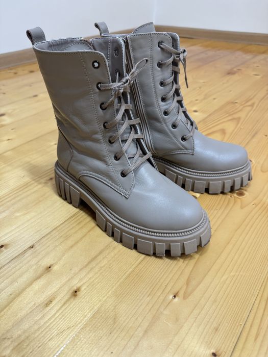 Чоботи шкіряні бу