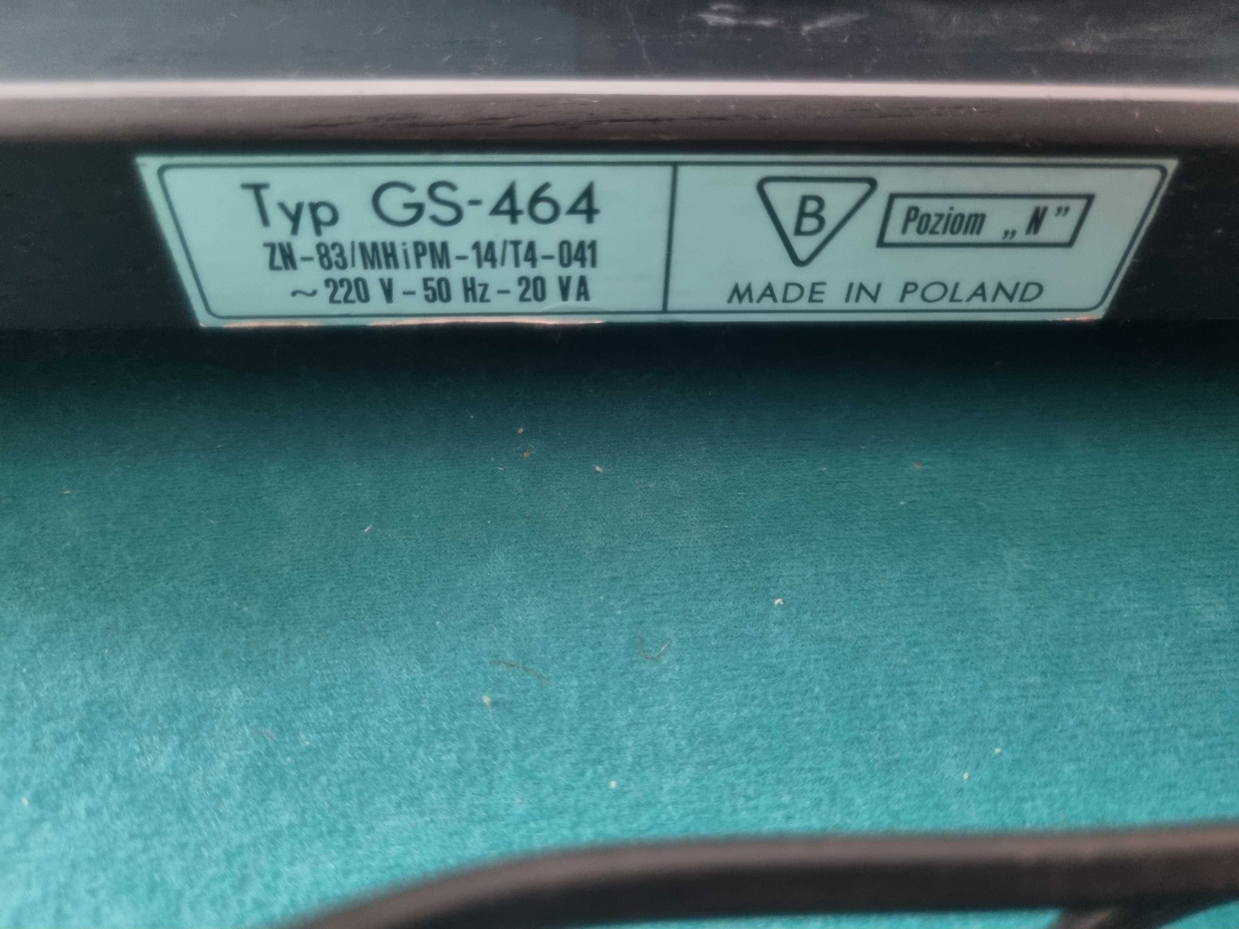 OKAZJA Gramofon adapter Unitra Fonica gs 464 mf 101 made in Poland