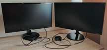 Dwa monitory Samsung S24F350FHU – idealne do biura i pracy z domu