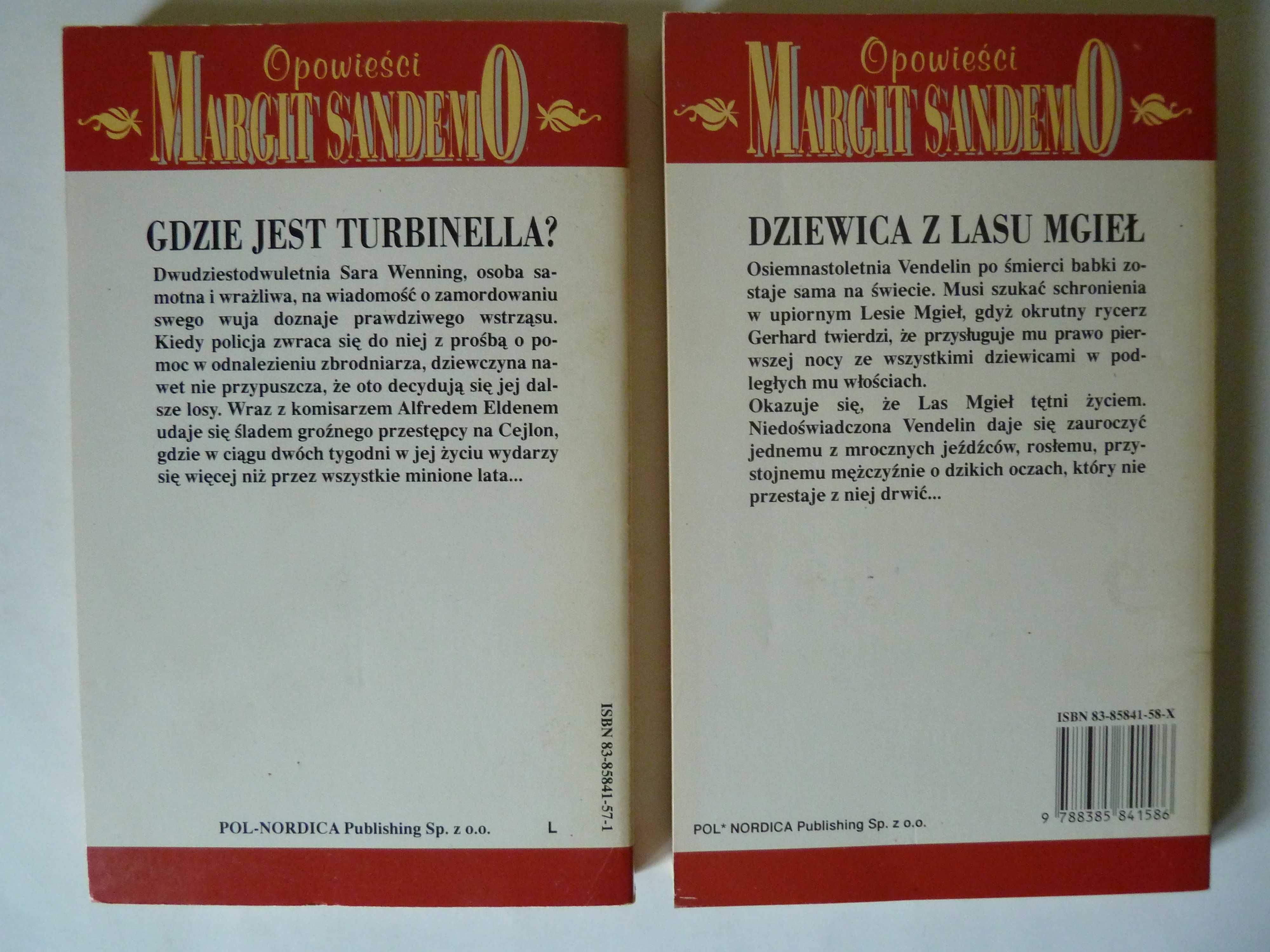 Gzie jest Turbinella? , Dziewica z lasu mgieł .Margit Sandemo