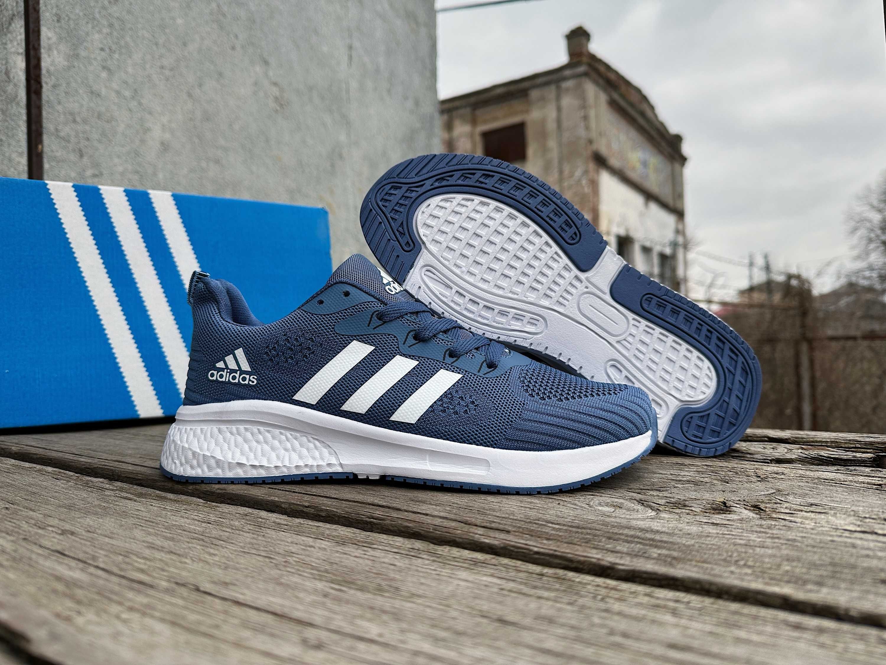 Мужские кроссовки Adidas (2 цвета) Хаки размер 41-46 весна легкие