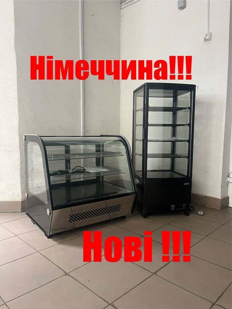 Холодильна Вітрина Настільна Кондитерська для Днсертів Німеччина Нова