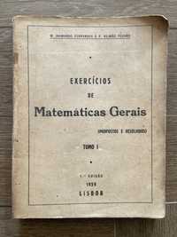 Exercícios de Matemáticas Gerais (portes grátis)