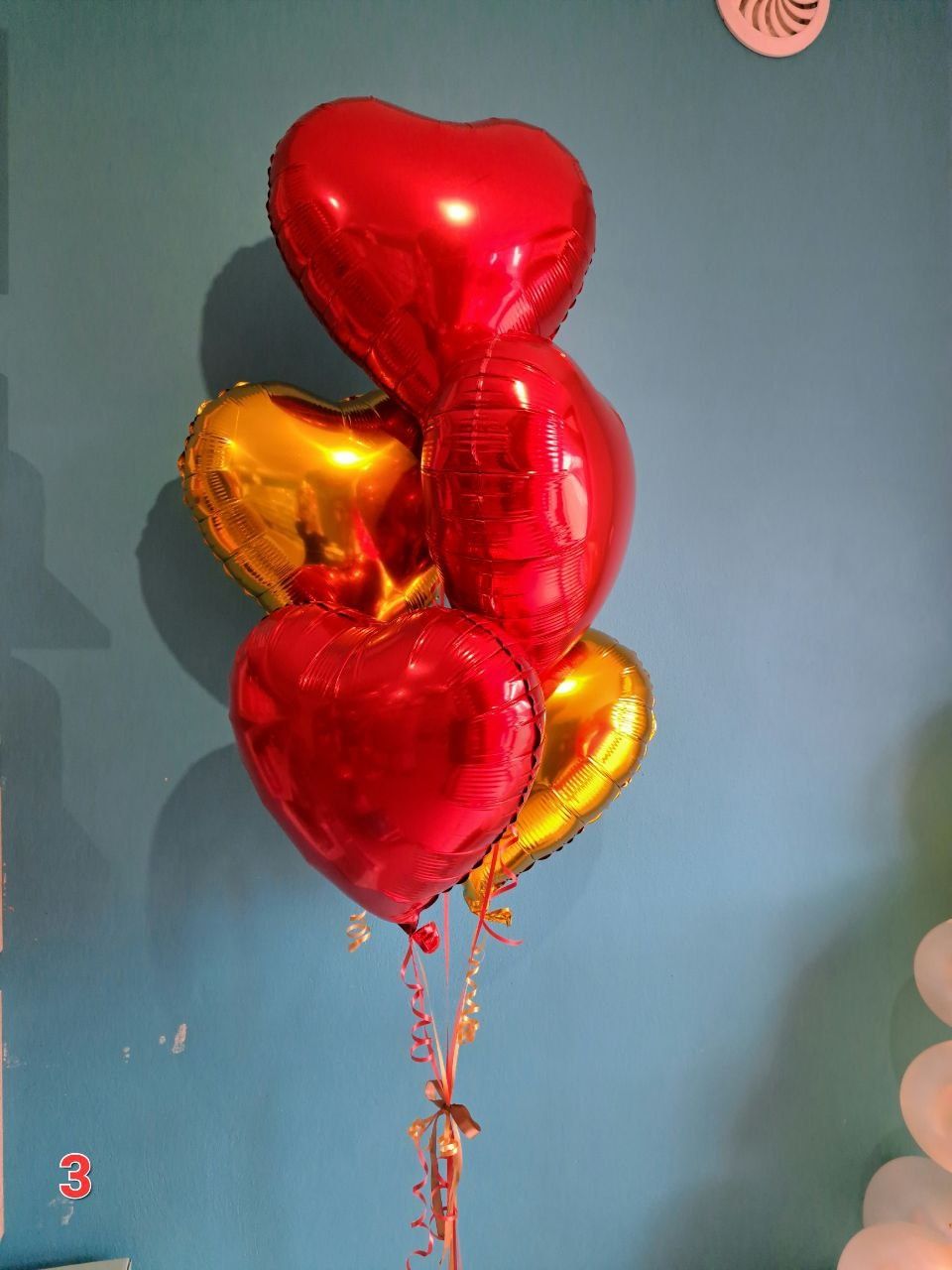 Bukiet balonów foliowych z misiem