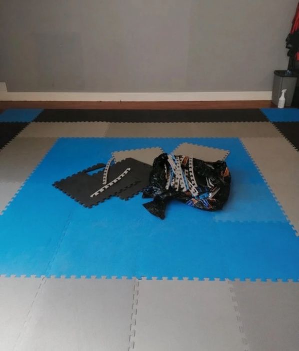 Puzle piankowe - mata do fitnesu