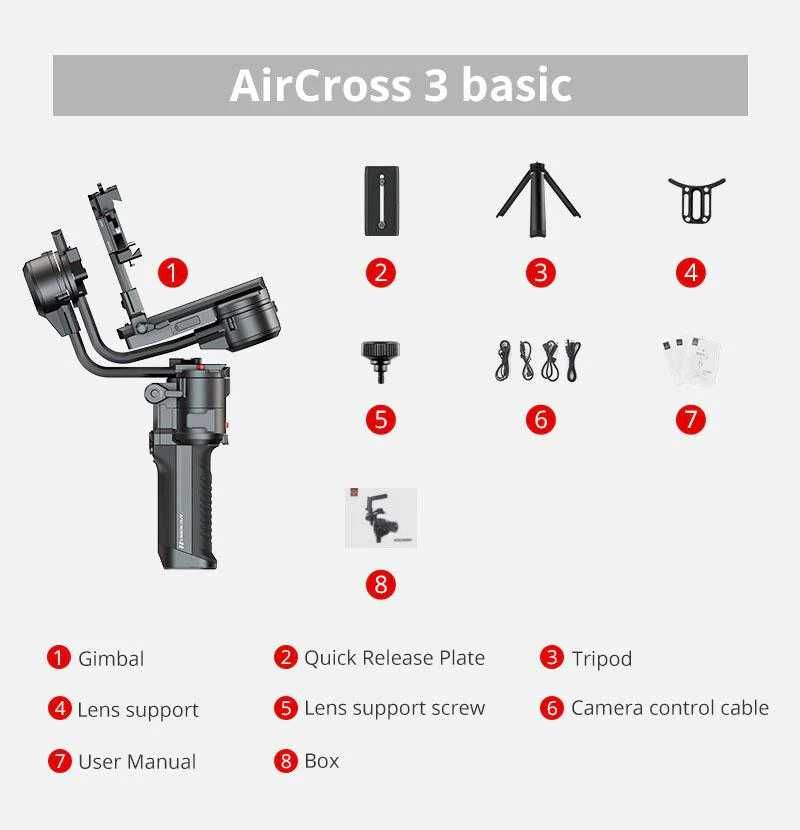 Gimbal do aparatów Moza Aircross 3