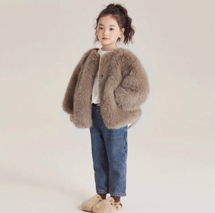 Шубка шуба под ZARA 140 см