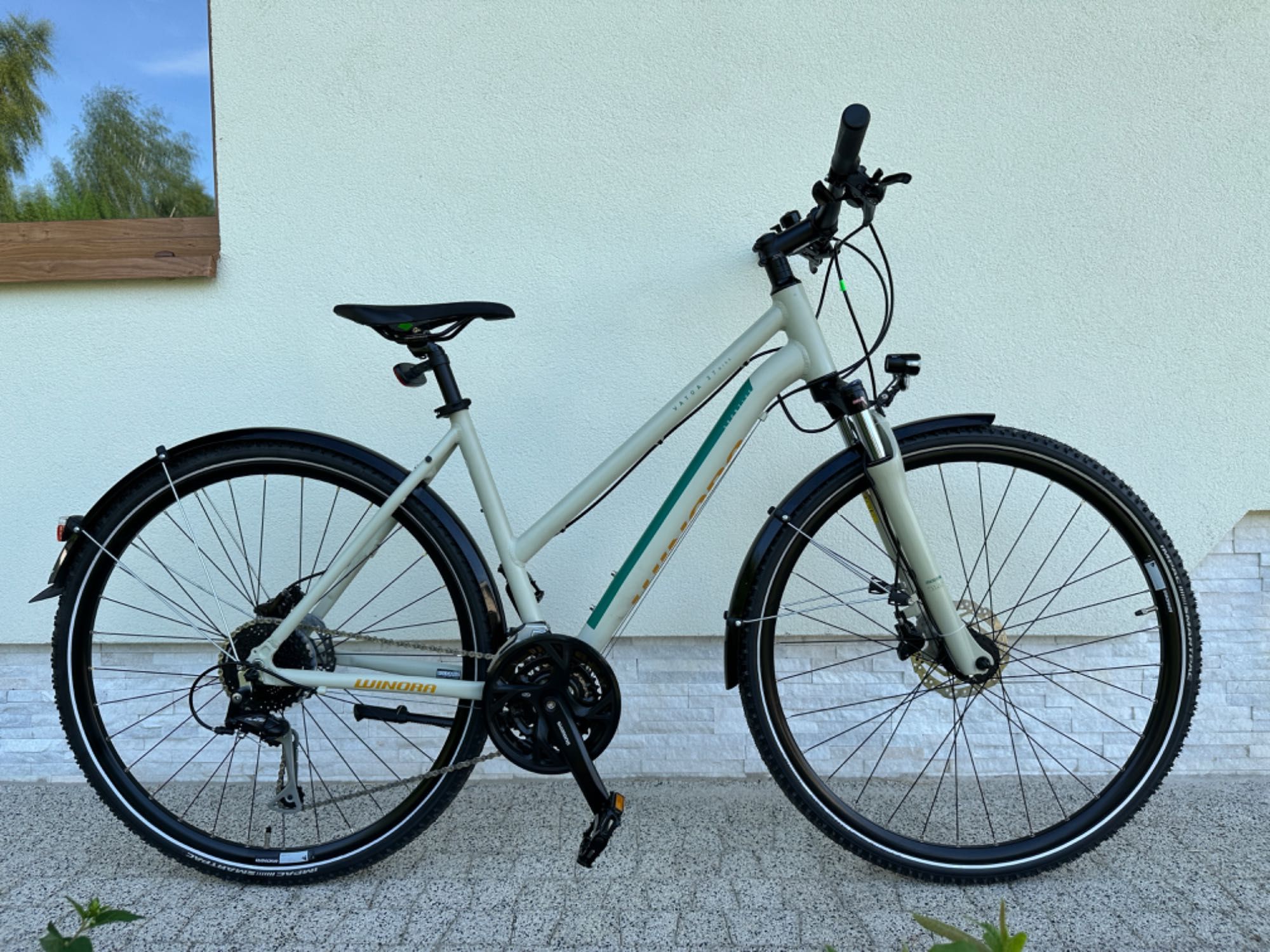 Rower WINORA - crossowy, koła 28, ham hydrauliczne, prądnica w kole