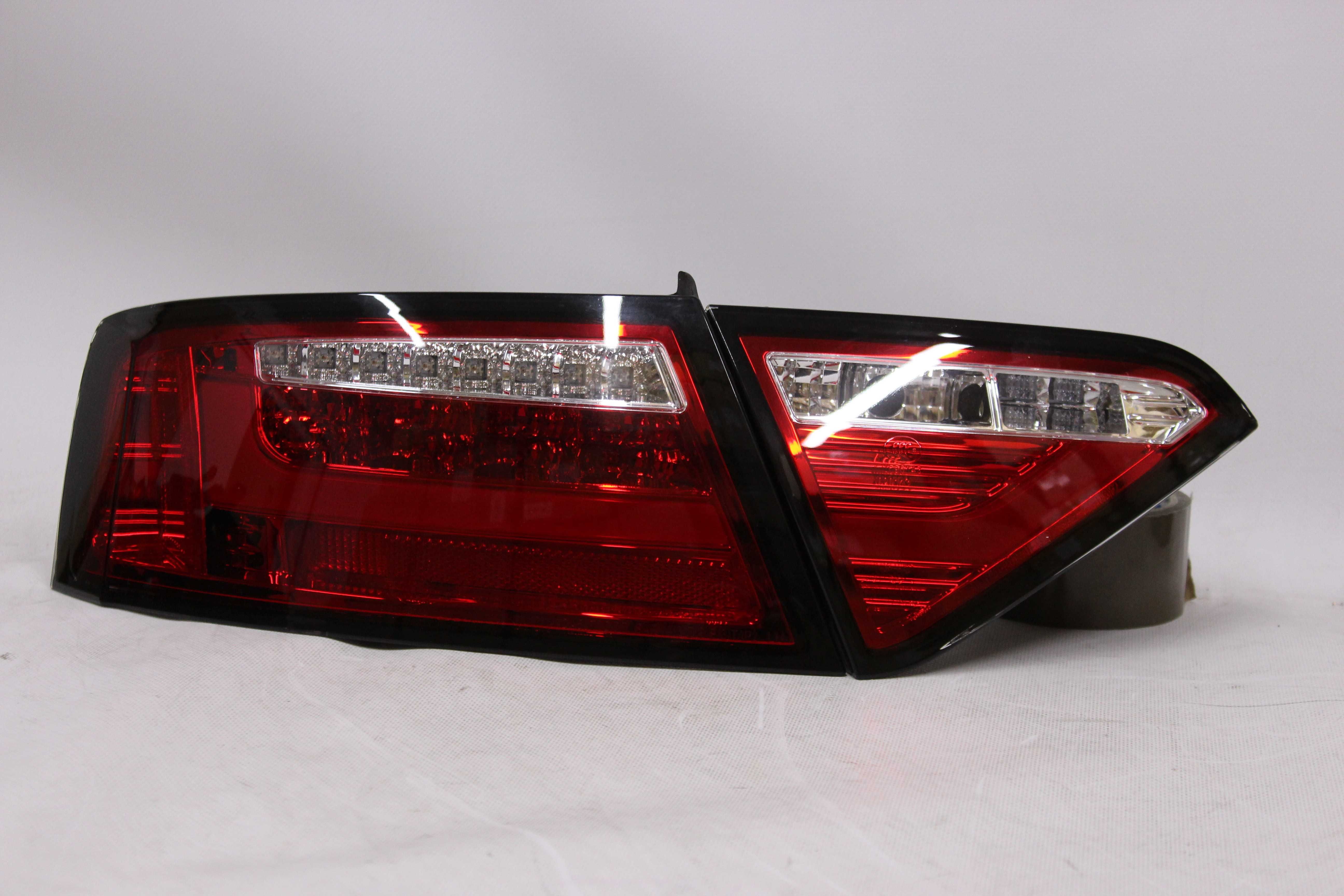 Lampy światła tył tylne AUDI A5 07-11 7-pin LED BAR NEON Czerwone NOWE