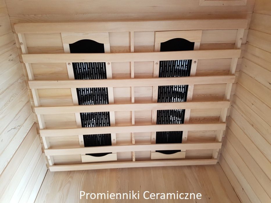 Sauna Infrared Modena Maxi promienniki kwarcowe 3 osobowa