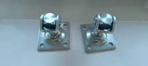 2x zawias regulowany do przykręcania M16- podstawa 80x80