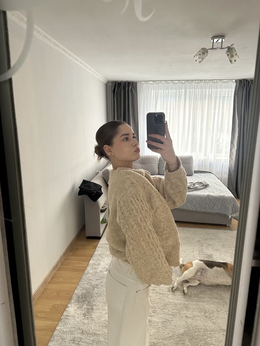 Светр вязаний zara