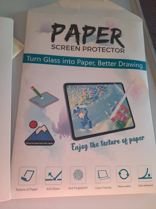 Paper screen protector/ folia paper like dla Apple ipad pro 11, air 4