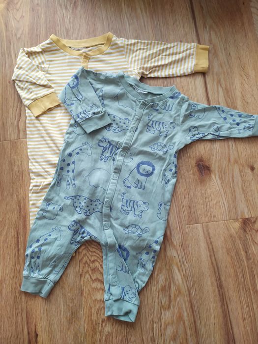 Rampers 2szt piżamka niemowlęca H&M 68/74