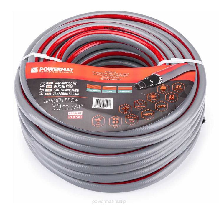 WĄŻ ogrodowy GARDEN PRO+ 3/4" 30M