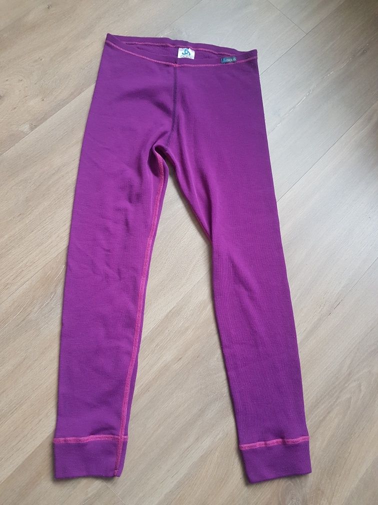 Legginsy termoaktywne "Odlo" na narty / snowboard r.140