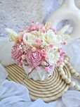 Bukiety w gipsowym pojemniku candlebox flowerbox