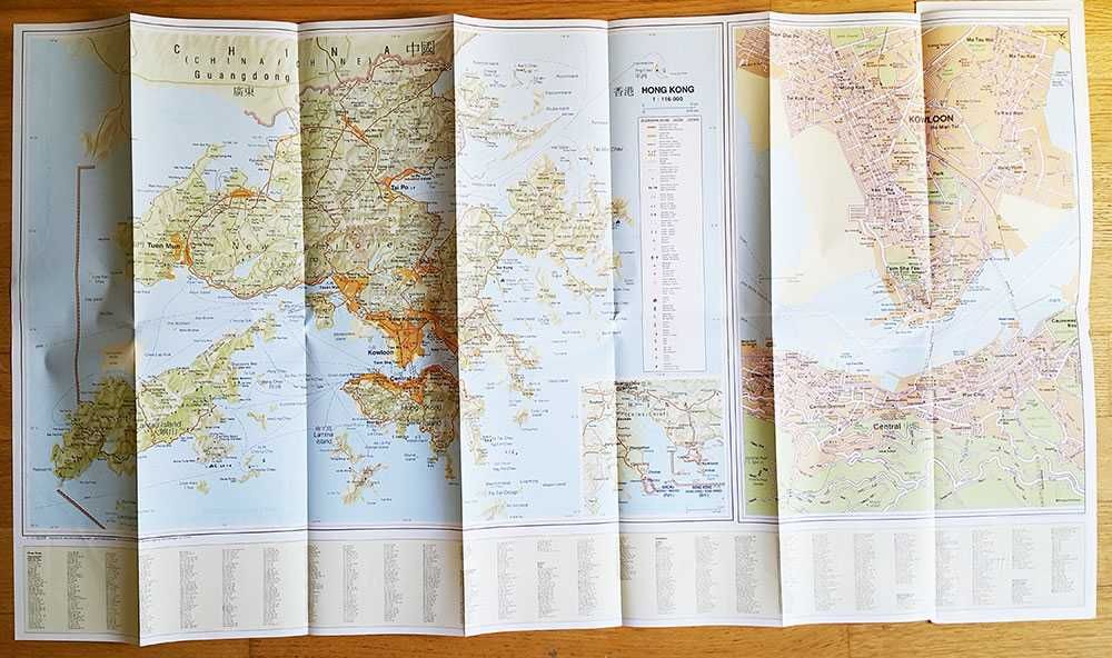 Hong Kong / Macao Plan miasta Mapa