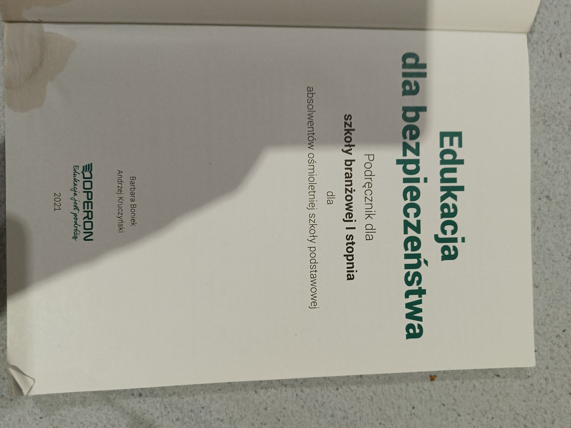 Edukacja dla bezpieczeństwa szkoła branżowa operon