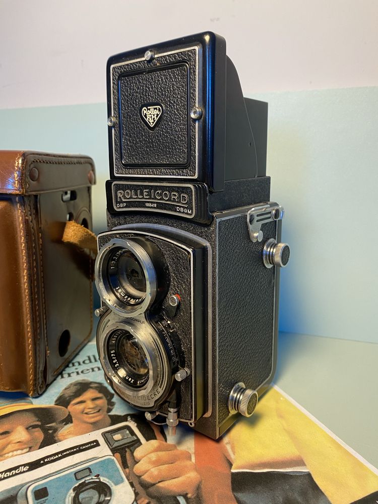 Rolleicord 75mm f3.5 Xenar - aparat analogowy z kolekcji
