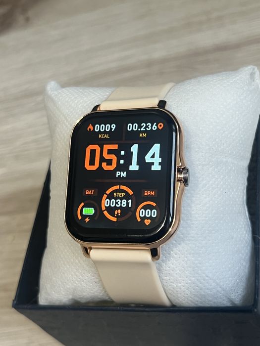 Stylowy smartwatch dla kobiet – rozmów,fitness, sen, puls, SMS