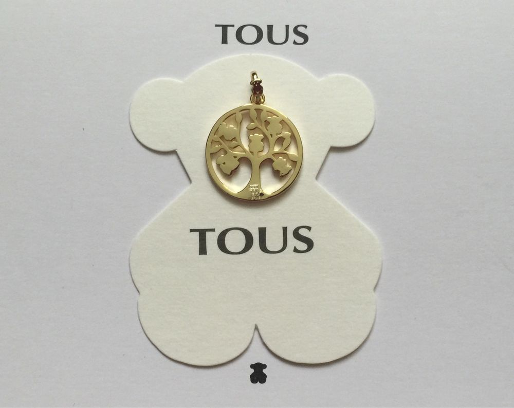 Tous Good Vibes zawieszka złota 2,2 cm