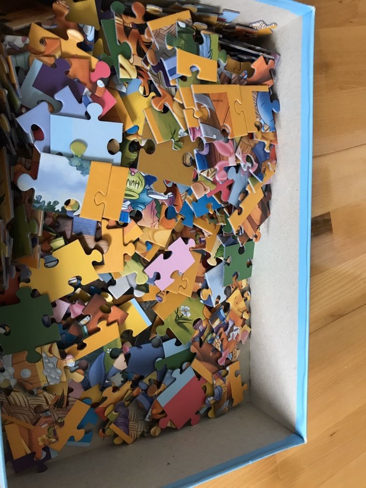 Puzzle 3x story Kubuś Puchatek