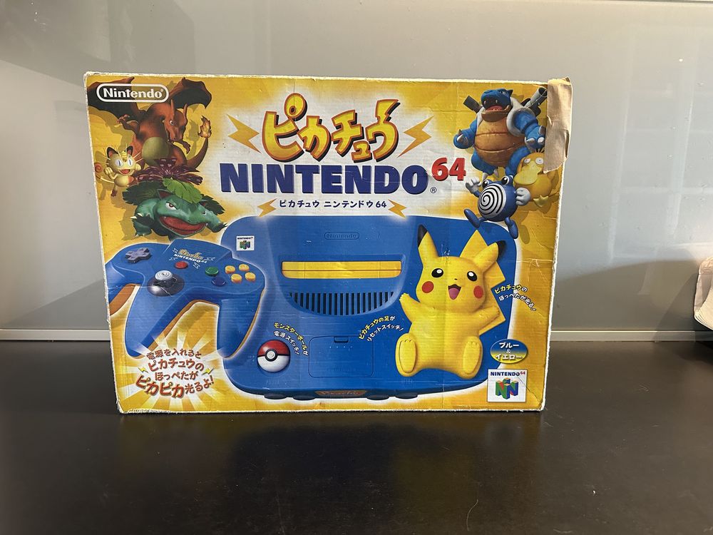 Nintendo 64 Pokémon NTSC-J + Mario Kart