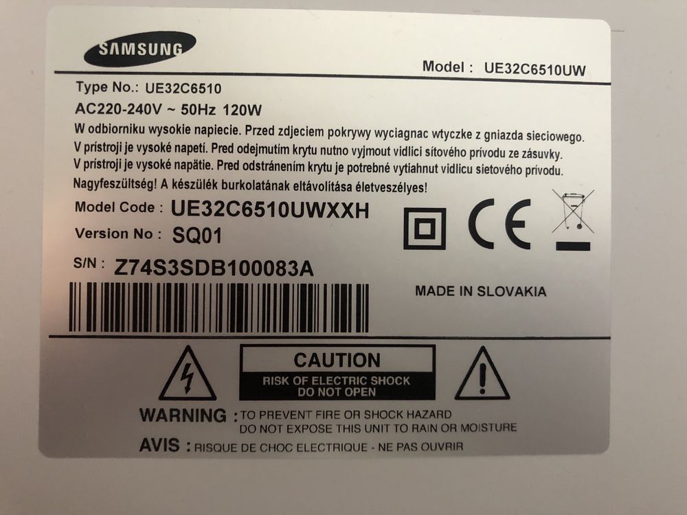 Samsung 32 cale UE32C6510UWXXH