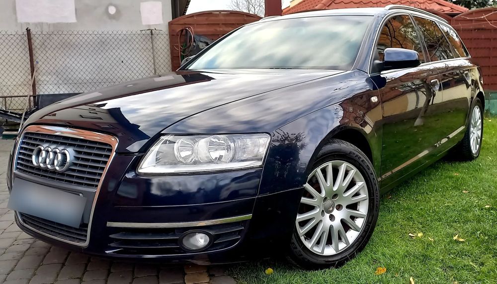 Audi A6 Avant AUDI A6 C6 _ 2.0 TDI _ 140KM _ Czarne Skóry _ Kolorowa Navi _ 243 tys.