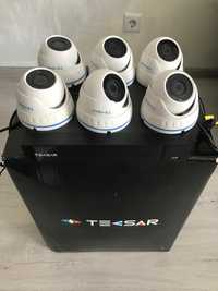 Комплект відеоспостереження TECSAR AHD 6IN 2MEGA
