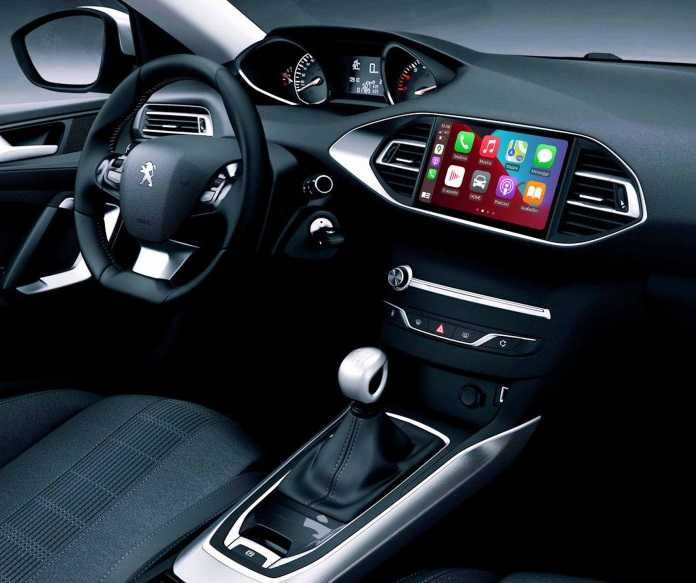ZESTAW Radio NAC Peugeot 308 t9 / Carplay / Android Auto / Tomtom