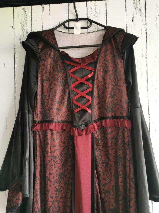 Czarownica pajeczarka sukienka strój przebranie halloween bal l/xl