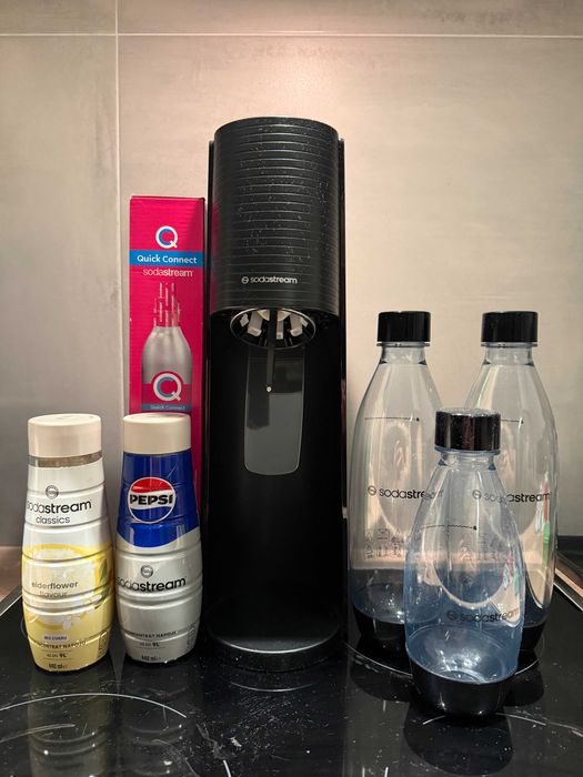 Saturator Sodastream Terra / 3 butelki / 2 naboje CO2 / syrop GRATIS