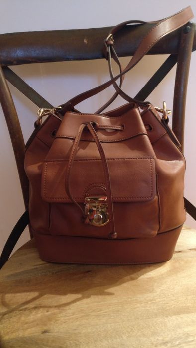 Mala de senhora castanha Zara