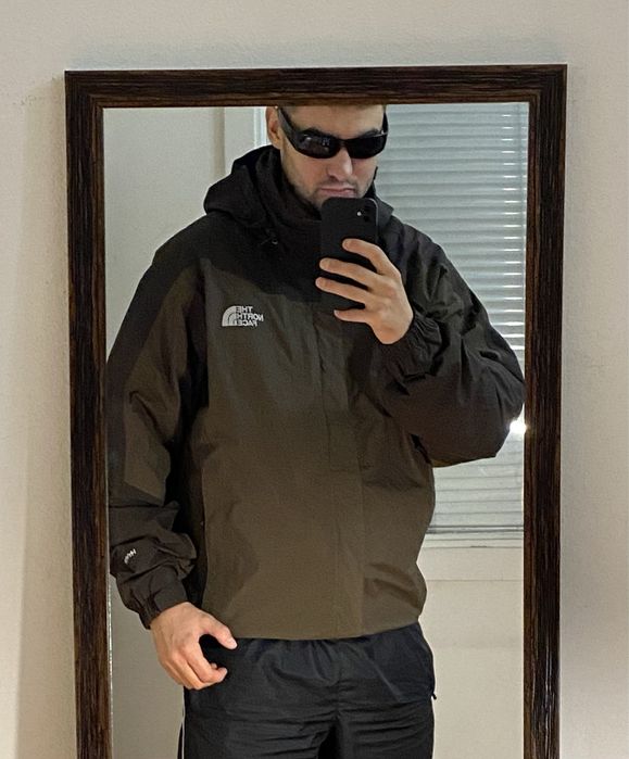 (XL) THE NORTH FACE Хаки курточка на мембране весенняя осенняя tnf