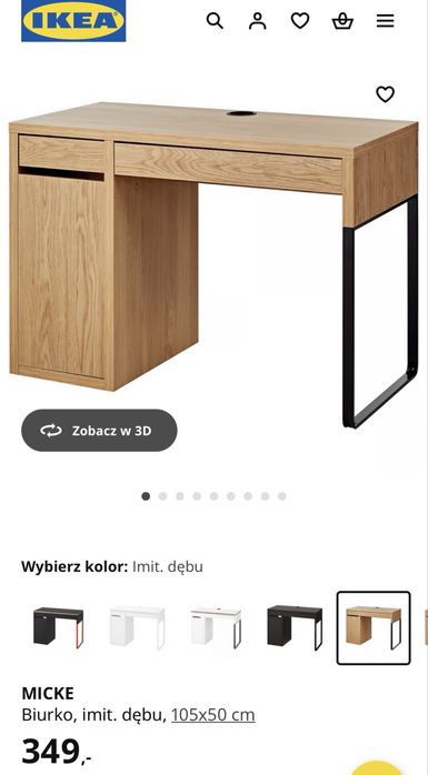 Sprzedam biurko IKEA MICKE