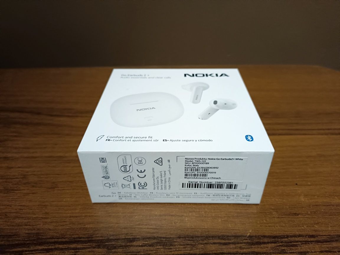 Słuchawki bezprzewodowe douszne Nokia Go Earbuds 2+