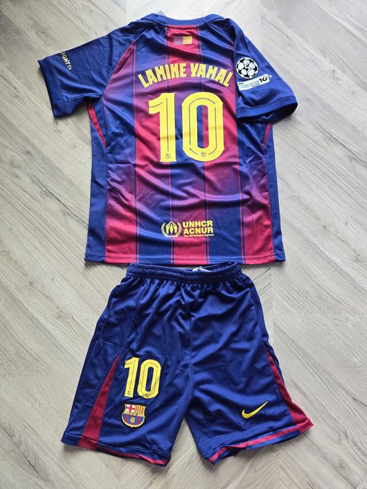 koszulka strój FC BARCELONA domowa 25/26 L YAMAL r.24,26,28 135do165cm