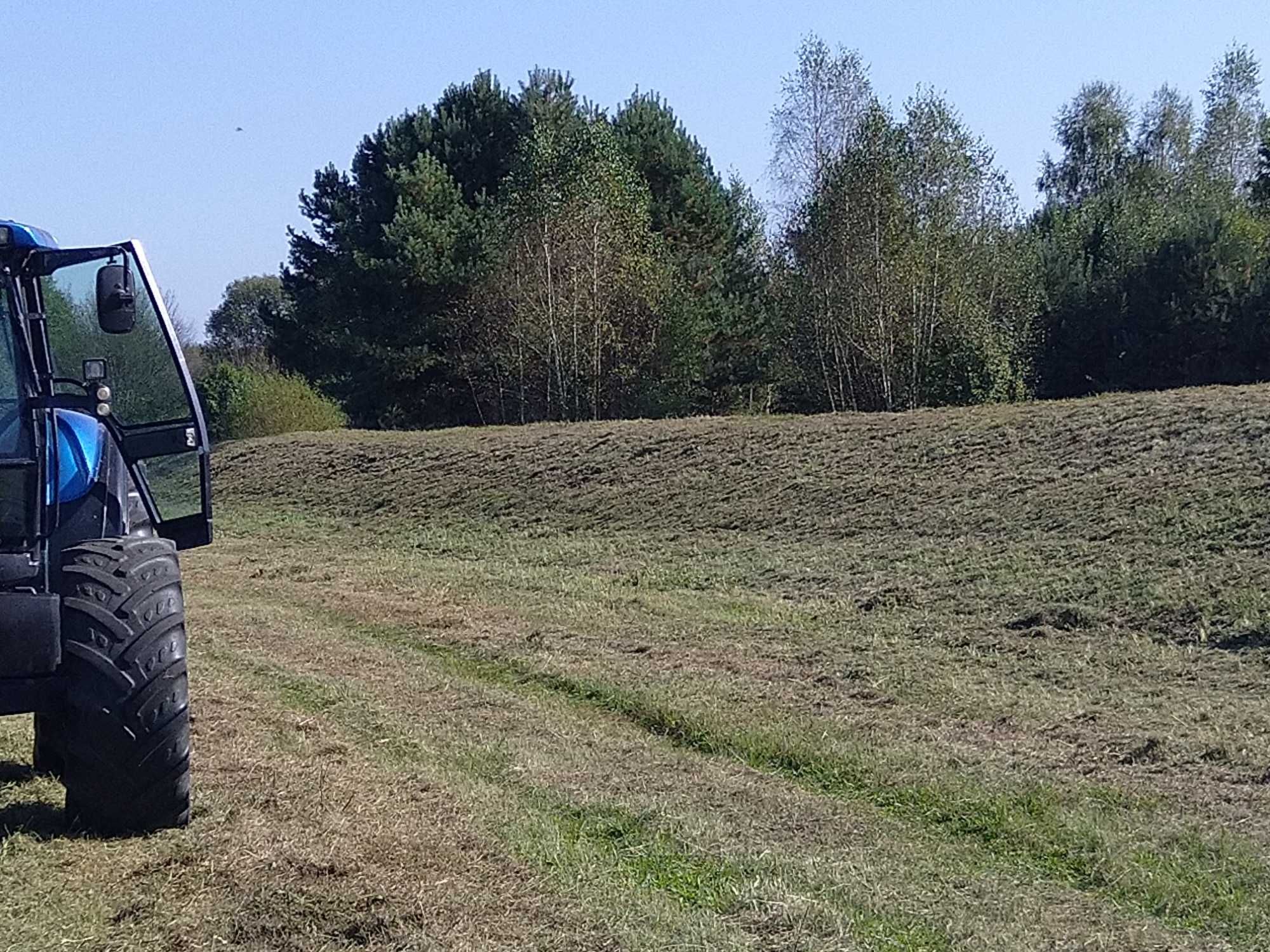 Koszenie traw, nieużytków, kosiarka bijakowa