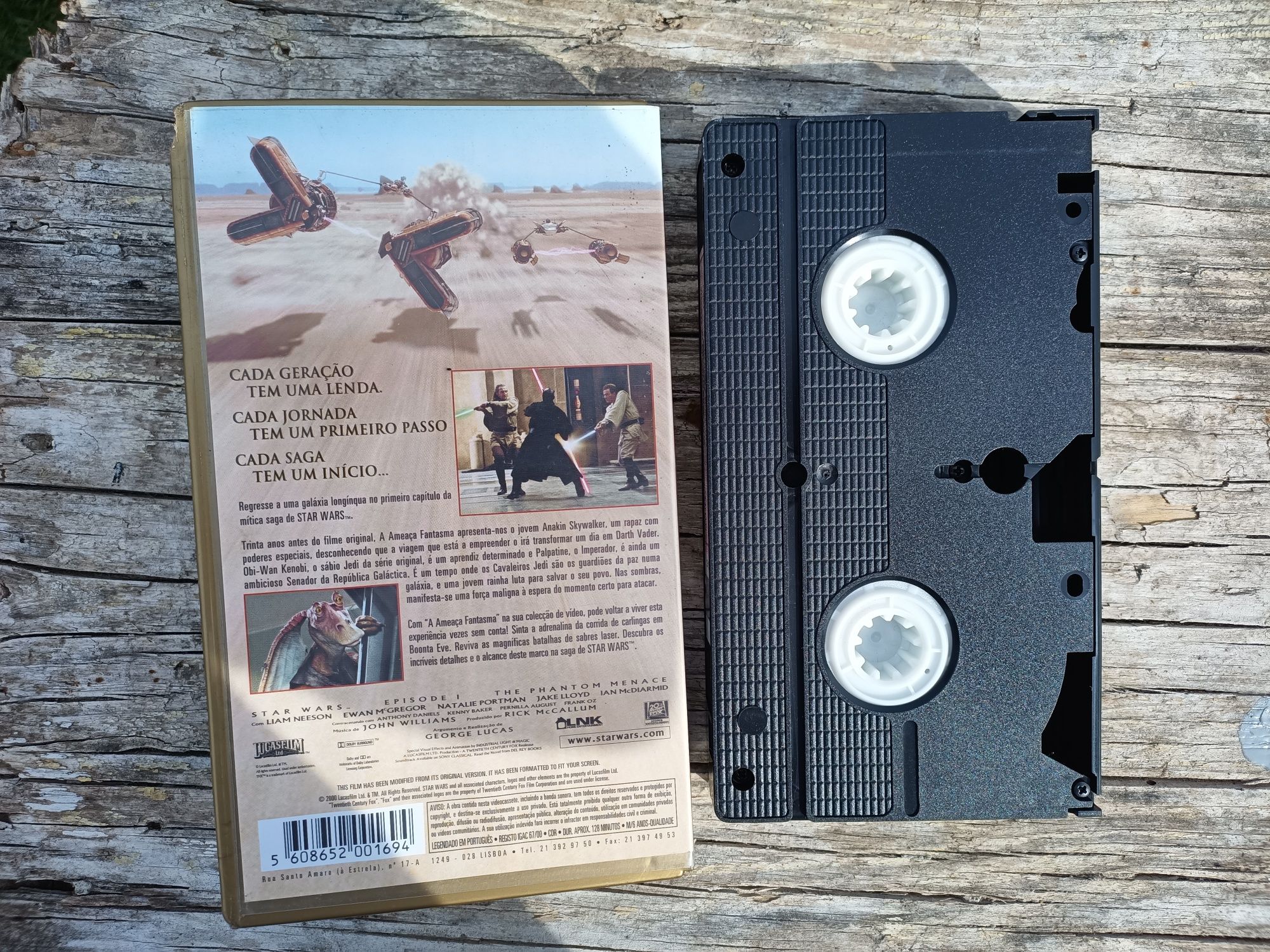 Star wars a ameaça fantasma I em vhs