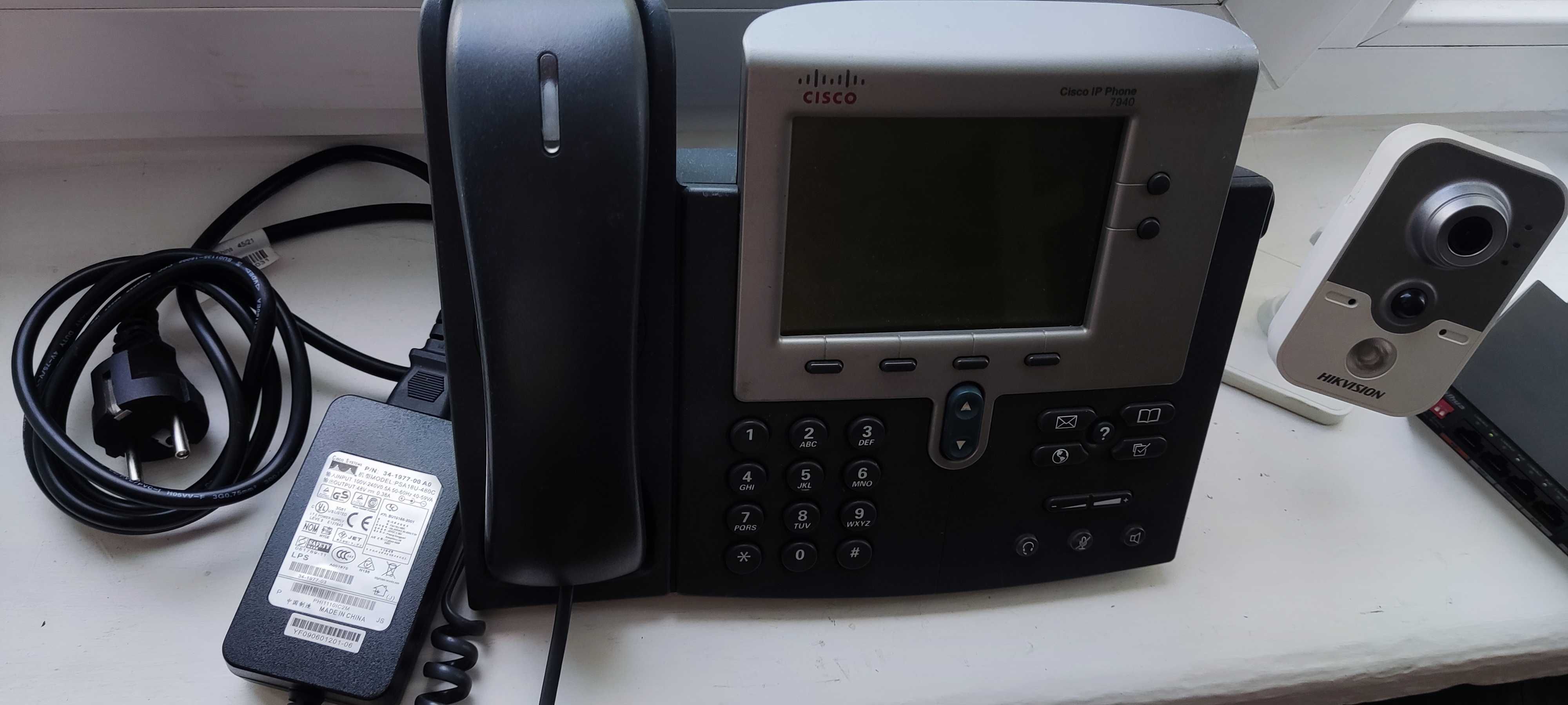 SIP\IP телефон Cisco CP-7940G + блок живлення