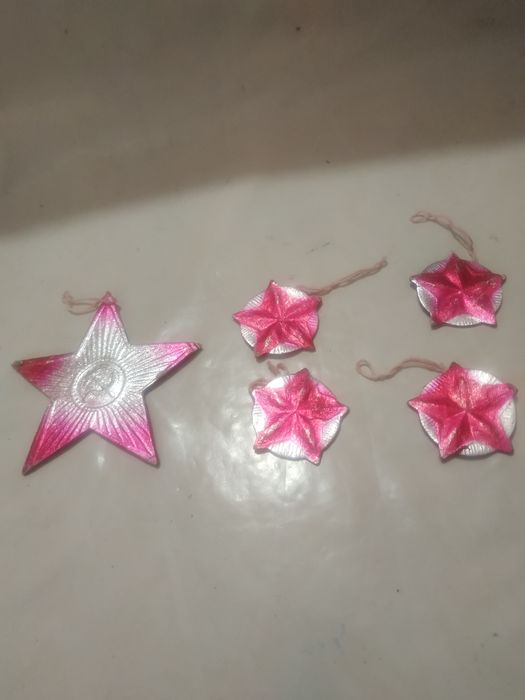 Ёлочные игрушки картонные СССР