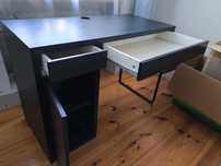 Biurko ikea micke czarne - 2 sztuki