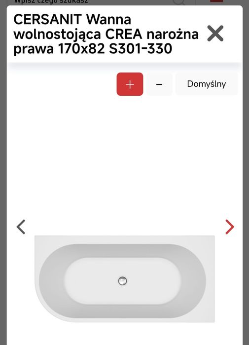 Wanna Cersanit 170x82